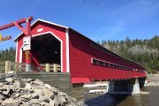 Un des ponts enjambant la Matapédia